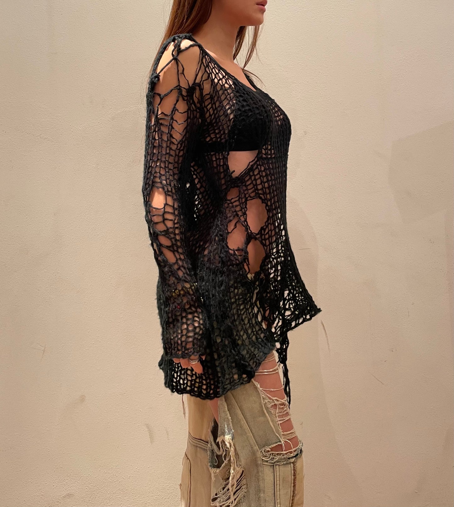 Spider Mohair Pullover
