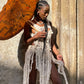 Hathor goddess knit dress
